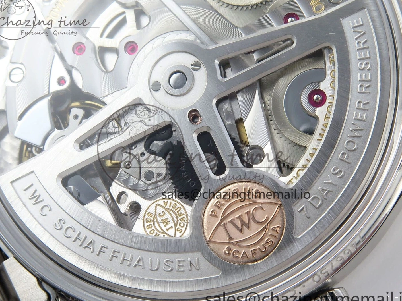 MIROTIME 0202 FashionForward Portugieser Auto IWC0562D APSF 1:1 Best Edition Light Blue Dial on SS Bracelet A 6994